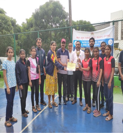 Our college basketball team emerged as State-level Champions, showcasing exceptional teamwork & performance